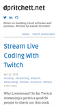 Mobile Screenshot of dpritchett.net