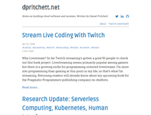 Tablet Screenshot of dpritchett.net